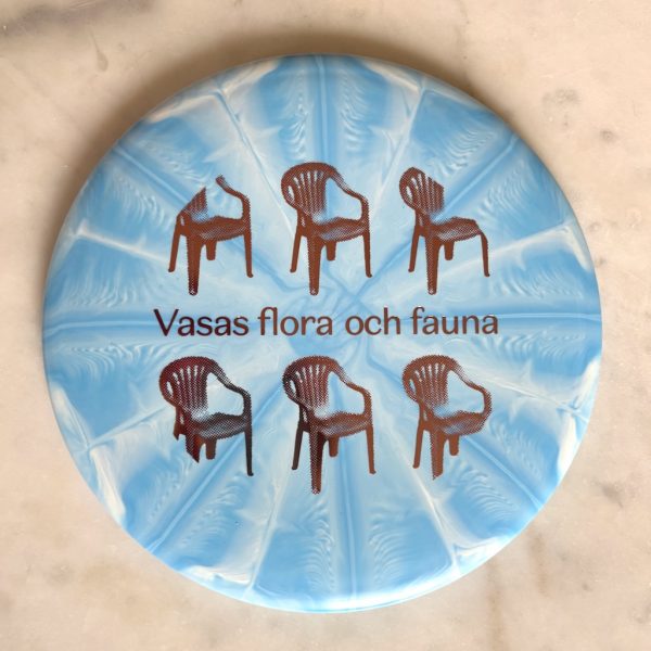 Vasas flora och fauna midrange disc, blå