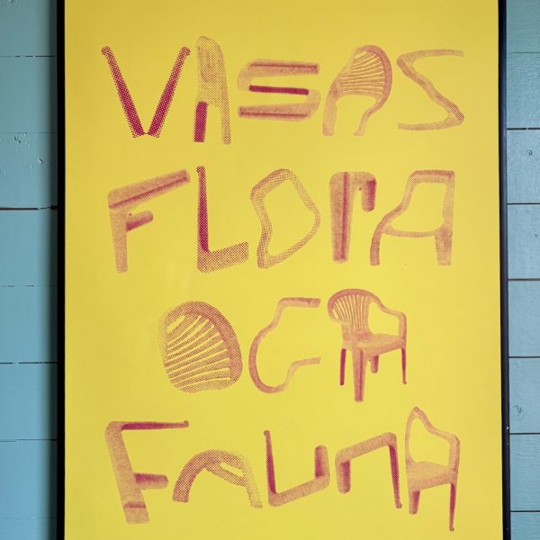 Screentryckt affisch, "Lotta Svärd III", gul